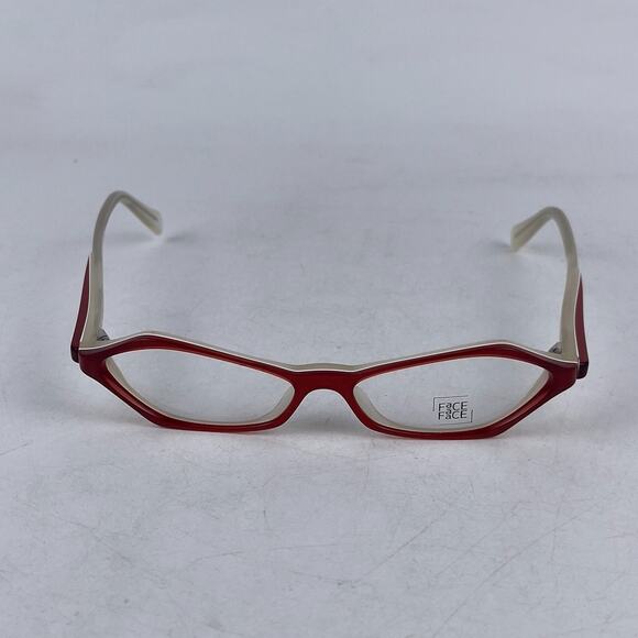 Face a Face Lemon COL 884 Womens Eyeglasses‎ Frame Red Gray Cat Eye 52-14-135 main image 8
